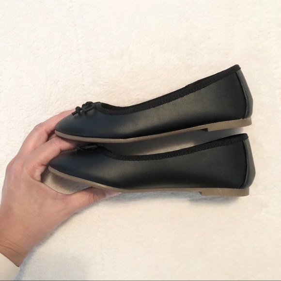 Cat & Jack black flats size 1 - Picture 7 of 7
